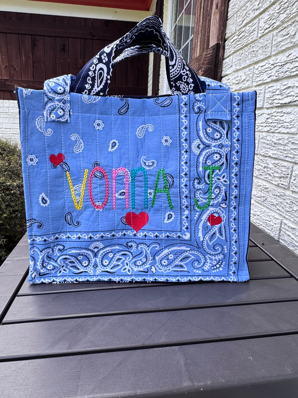 Handmade tote bag